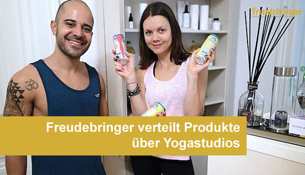 Die Sampling-Agentur Freudebringer verteilt Produkte über Yogastudios